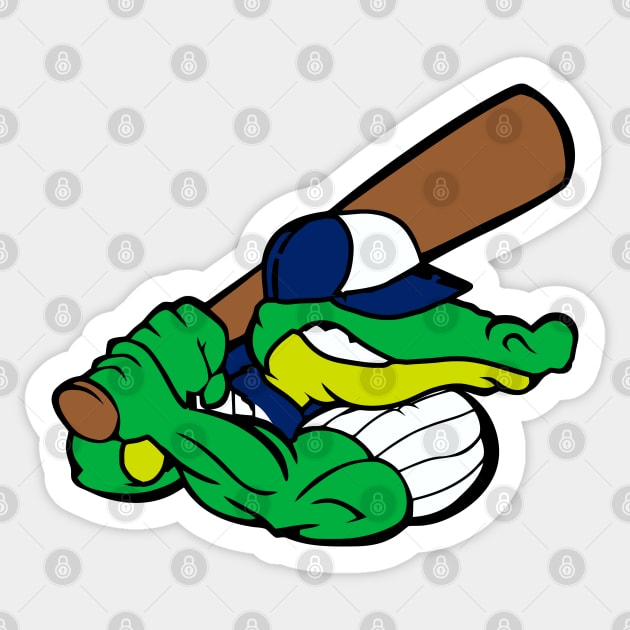 Gators Baseball Sticker by DavesTees